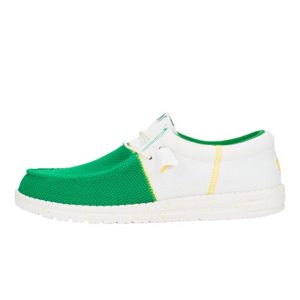 Wally Tri Varsity Mesh - White/Green