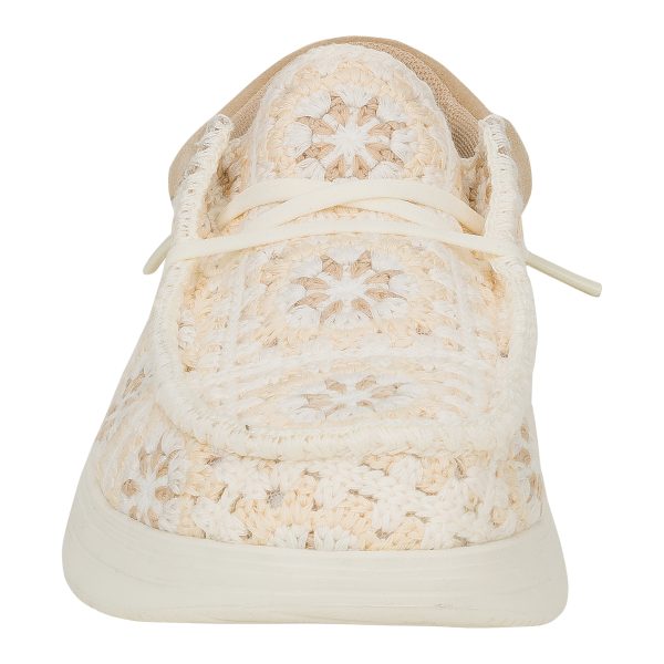 43728-2UG_WENDYCOMFCOTTAGECROCHET_TAN_MULTI_FRONT 43728-2UG_WENDYCOMFCOTTAGECROCHET_TAN_MULTI_FRONT