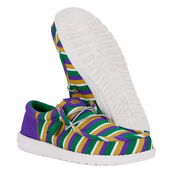 43831-3U7_WallyFunkMardiGrasParty_Green_Multi_Pair_Bottom 43831-3U7_WallyFunkMardiGrasParty_Green_Multi_Pair_Bottom