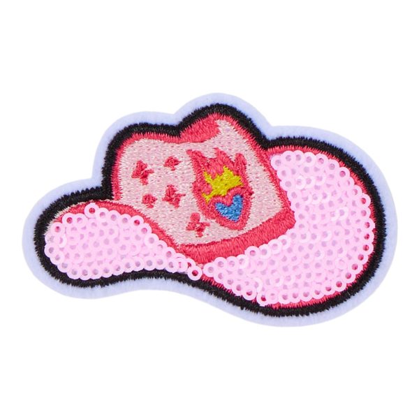 43871-90H_Multi_PinkCowboyHatPatch 43871-90H_Multi_PinkCowboyHatPatch