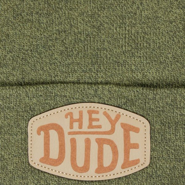44431-3VK_HEYDUDEPATCHBEANIE_PINE_DETAIL 44431-3VK_HEYDUDEPATCHBEANIE_PINE_DETAIL