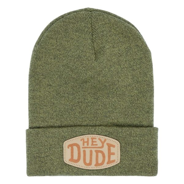 44431-3VK_HEYDUDEPATCHBEANIE_PINE_FRONT 44431-3VK_HEYDUDEPATCHBEANIE_PINE_FRONT